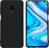 iMoshion Color Backcover Xiaomi Redmi Note 9 Pro, Xiaomi Redmi Note 9S hoesje - zwart