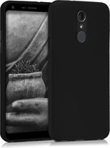 kwmobile telefoonhoesje voor LG Q7 / Q7+ / Q7a (Alpha) - Hoesje voor smartphone - Back cover in mat zwart