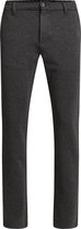 WE Fashion Heren slim fit jogger met dessin