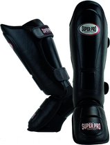 Super Pro Combat Gear Thai-Pro Shin Guard Zwart Small