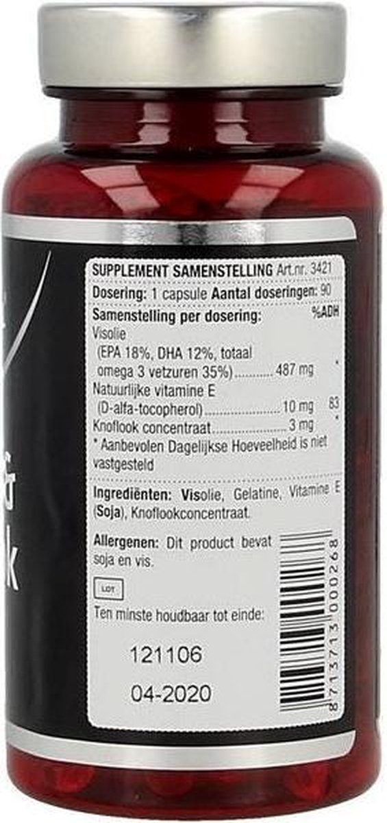 Lucovitaal Visolie & Knoflook Voedingssupplement - 90 Capsules | bol.com
