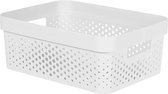 Curver Infinity Recycled Dots Opbergbox - 11L - wit