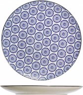 Tavola Blauw Dessertborden - Aardewerk -  D20cm (Set van 6) En Yourkitchen E-kookboek - Heerlijke Smulrecepten