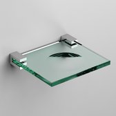 Porte-savon Clou Quadria Chrome Clear Glass 13x12.1x2cm
