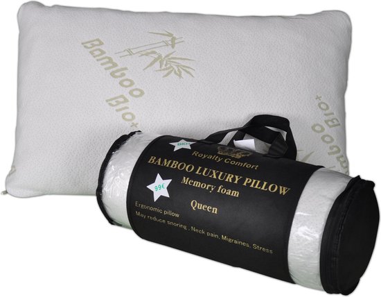 Herzberg Royalty Comfort Bamboo Luxury Pillow