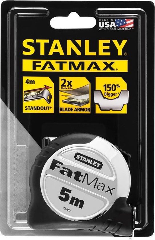 STANLEY FatMax - XL Rolbandmaat 5m -  32mm - STANLEY