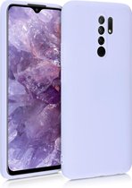 kwmobile telefoonhoesje voor Xiaomi Redmi 9 - Hoesje voor smartphone - Back cover in pastel-lavendel