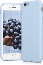 kwmobile telefoonhoesje geschikt voor Apple iPhone 6 / 6S - Hoesje voor smartphone - Back cover in mat lichtblauw