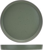 Copenhague - Groen - Dessertbord - D21cm - Porselein - (set van 6)