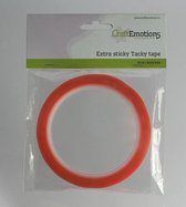 Extra sticky tape 10 Meter Rood 6 mm