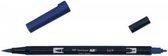 Tombow ABT dual brush pen Jet Blue ABT-569