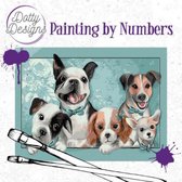 Dogs Painting by Numbers with Dotty Designs