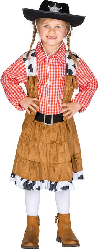 dressforfun - meisjeskostuum cowgirl Texas 152 (12-14y) - verkleedkleding kostuum halloween verkleden feestkleding carnavalskleding carnaval feestkledij partykleding - 300548