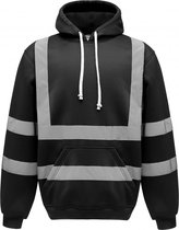 Yoko RWS hoodie met capuchon M Zwart