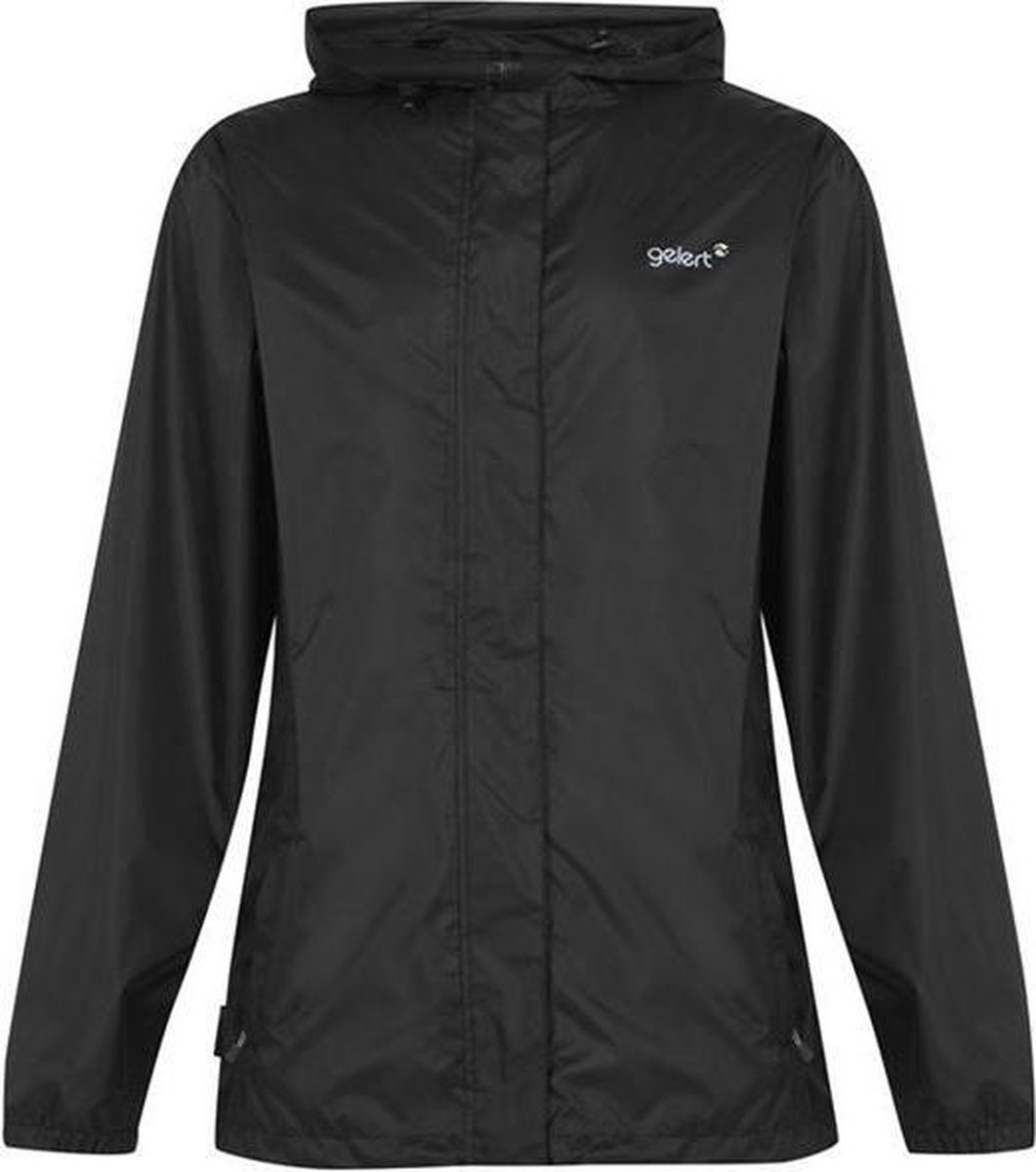 Gelert Packaway regenjack - Heren - Black - maat 4XL
