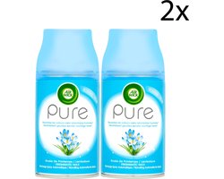 La recharge Air Wick Pure Spring Dew Spray neutralise les odeurs sans brouillard humide - 2 sprays