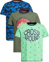 WE Fashion Jongens T-shirt met print, 3-pack