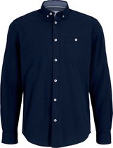 Tom Tailor Lange mouw Overhemd - 1023882 Marine (Maat: M)