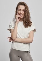 Urban Classics Dames Tshirt -3XL- Short Pigment Dye Cut On Sleeve Beige