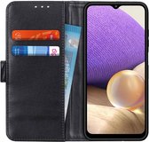 Samsung Galaxy A32 5G Hoesje met Pasjes Book Case Portemonnee Zwart