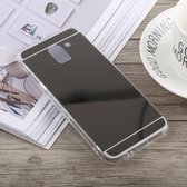 Acryl + TPU Galvaniserende Spiegelbehuizing voor Galaxy J6 (2018) (Zwart)