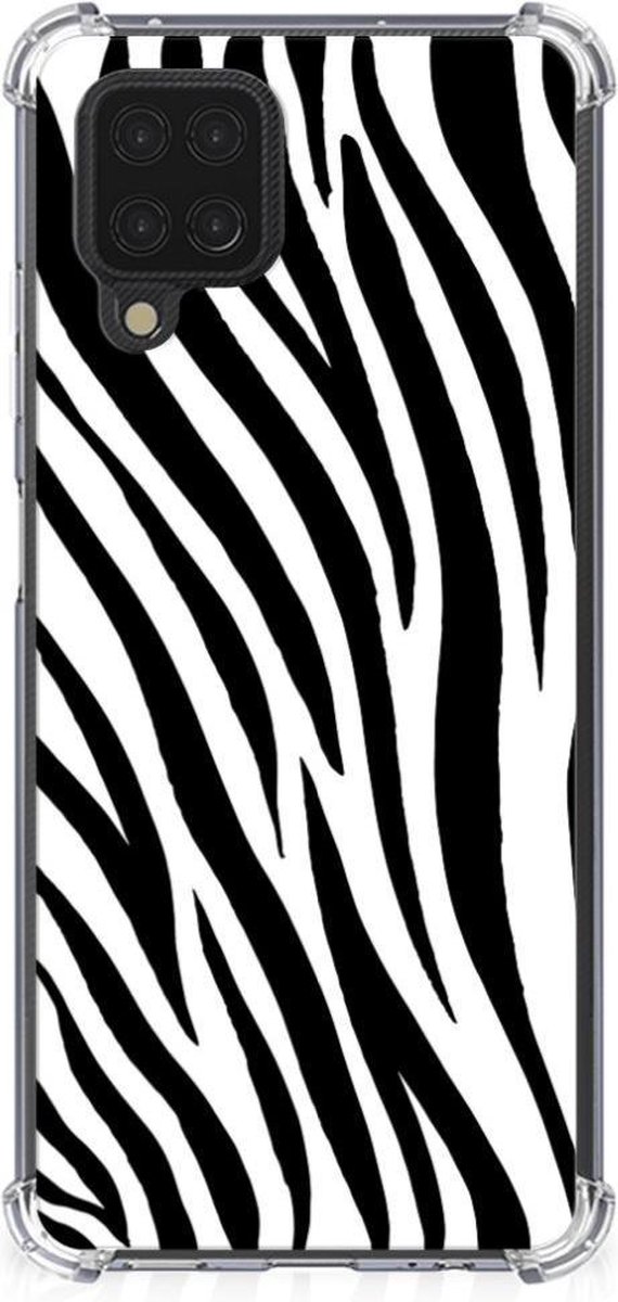 Samsung Galaxy A12 Case Anti-shock Zebra