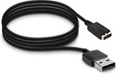 kwmobile USB-oplaadkabel compatibel met Polar M430 - Kabel voor smartwatch - zwart