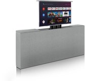 TV Lift meubel voeteneinde - Grijs - 160 x 83 cm - Tot maximaal 43 inch - elektrisch - voetbord