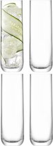 L.S.A. - Borough Longdrinkglas 420 ml Set van 4 Stuks - Glas - Transparant