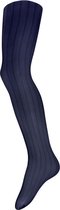 Ribpanty voor kinderen 50 DEN Donkerblauw-110/116