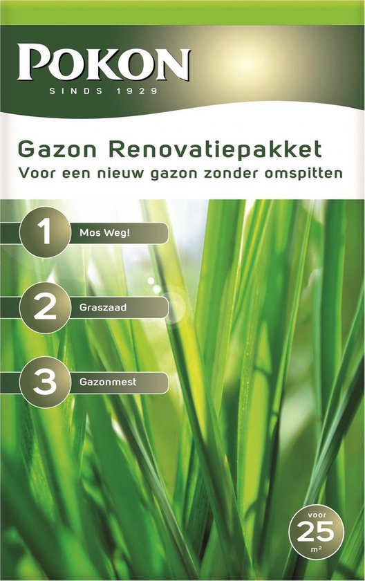Pokon Gazon Renovatiepakket - 1,75kg - Goed voor 25m2 — afbeelding 5