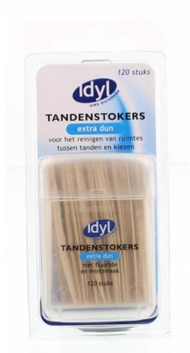 Idyl tandenstokers extra dun 120 stuks