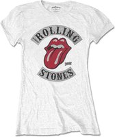 The Rolling Stones Dames Tshirt -S- Tour 1978 Wit