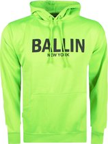 Ballin - Heren Hoodie - Sweat - Neon Groen - Zwart