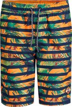 WE Fashion Jongens long fit zwembroek met dessin