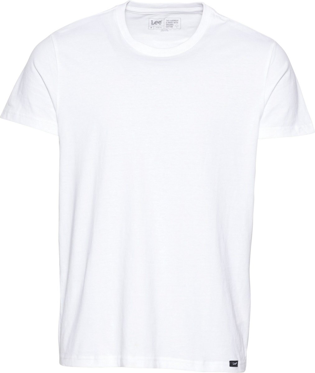 Lee 2 Units T-shirt Met Korte Mouwen Wit M / Regular Man
