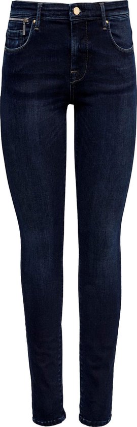 Only isa donkerblauwe zachte stretch skinny jeans - valt 2 maten kleiner -  Maat W26-L34 | bol.com