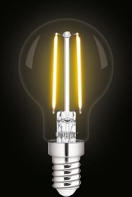 E14 LED kogellamp G45 Filament Polaris 2,5W 2700K | bol.com