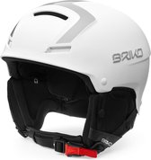 Briko Faito Skihelm MATT WHITE SILVER - Maat M/L