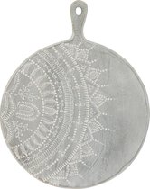 Decoratieve Ronde Snijplank Mango - Groot diameter 40 cm