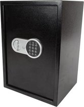 Perel Elektronische kluis, met cijferslot, 1 legbord, inclusief noodsleutel en bevestingsmateriaal, 50 x 35 x 31 cm, 14.5 kg