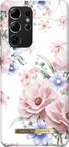 iDeal of Sweden Hoesje Geschikt voor Samsung Galaxy S21 Ultra - iDeal of Sweden Fashion Backcover - wit