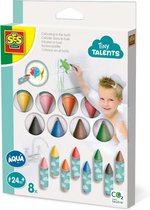 SES Tiny Talents - Badspeelgoed - Kleuren in bad - 8 pack - gemakkelijk afwasbaar