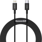 Baseus Superior Series USB-C naar Apple Lightning PD 20W 2 Meter Zwart