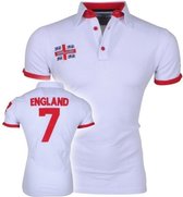EK Voetbal - Heren Polo - Engeland - Wit