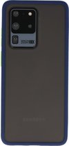 Hoesje Geschikt voor de Samsung Galaxy S20 Ultra - Hard Case Backcover Telefoonhoesje - Blauw