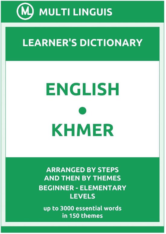 Khmer Language Dictionaries EnglishKhmer Learner's Dictionary