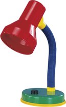 LED Tafellamp - Tafelverlichting - Torna Printon - E27 Fitting - Rond - Meerkleurig - Kunststof