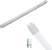 LED TL Armatuur met T8 Buis Incl. Starter - Proma Housing Pro - 120cm Enkel - 16W - Natuurlijk Wit 4200K - Waterdicht IP65