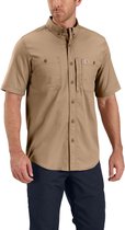 carhartt RUGGED PROF WORKSHIRT Short Sleeve DARK KHAKI mannen